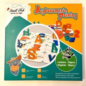 5/$15💥 Alphanumeric Children Baby Kids Learning Game Cognitive Alphabet 🧸